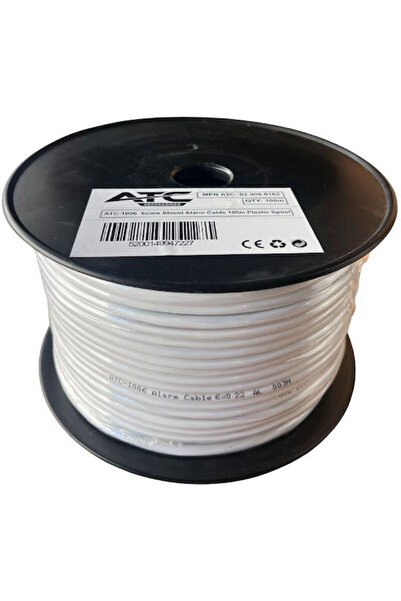 ATC Καλώδιο συναγερμού με διατομή 6x0.22mm² 100μ