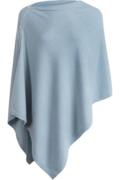 Puli Women's Versatile Knitted Scarf Poncho Sweater with Buttons Light Weight...