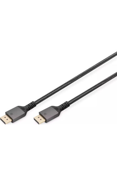 Digitus Καλώδιο DisplayPort Αρσενικό - DisplayPort Αρσενικό 2μ Μαύρο