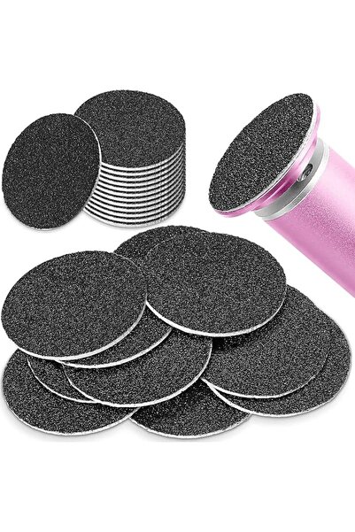 KASTWAVE 180pcs Self-adhesive Sandpaper Disk Replacement Pad Foot File Disc f...