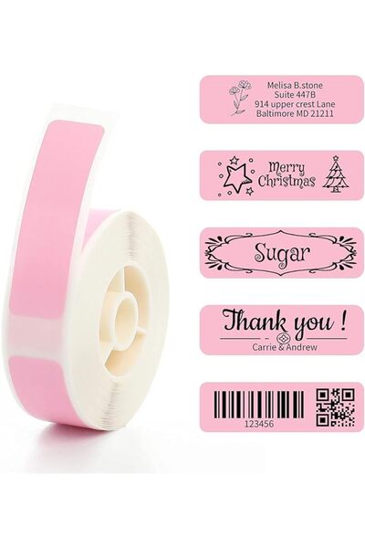 LMASBLTER 210 Pcs D11/D110/D101 Label Maker Tape Clear Return Name File Folde...