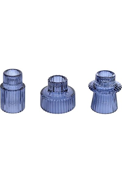 GENERAL Vixdonos Taper Glass Candlestick Holders Tealight Candle Holders for ...