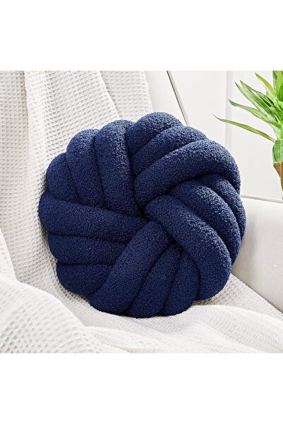 Uvvyui Knot Pillows, 14 Inch Decorative Throw Pillows Round Pillows Cushion, ...