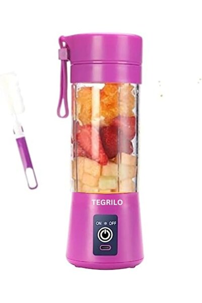 TEGRILO Portable Blenders Mini USB Electric Fruit Juicer Used for Shakes and ...