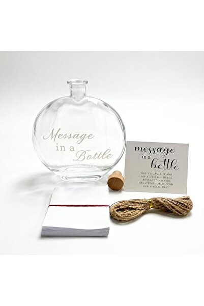 GENERAL Message in a Bottle Wedding Guest Book, Wedding Party Guest Book Alte...
