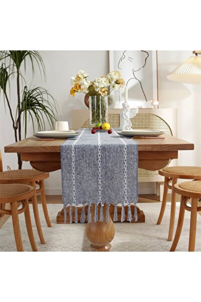 Generic Brand Table runner, bohemian style, cream color, country style, tasse...