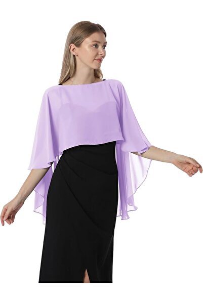 GENERAL womens Chiffon Cape001 Pashmina Shawl