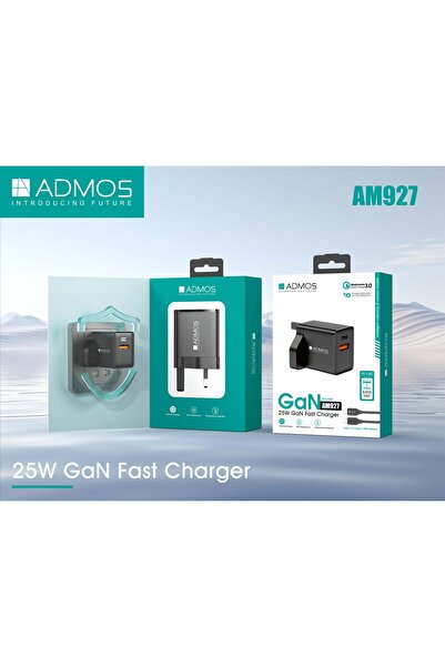 ADMOS USB-C PD + USB-A QC 3.0 Dual Port Wall Charger for Smartphones, Tablets...