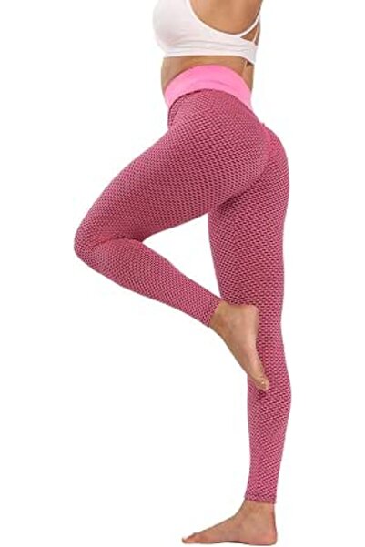 Generic Yoga Pants Butt Lift Scrunch Leggings, 3D Mesh Women High Waisted Ruc...