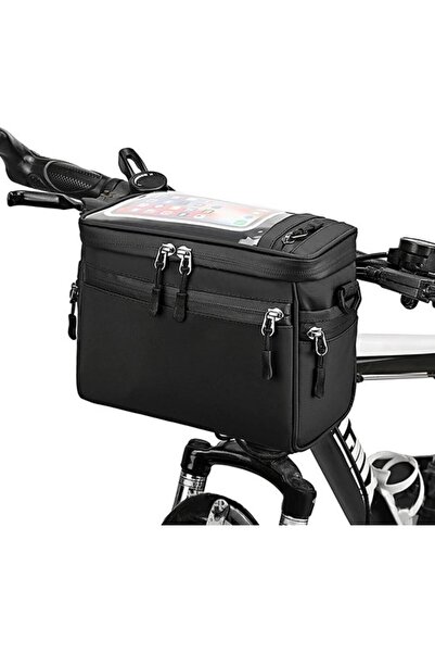 STARSTAR Black handlebar shoulder carrying bag.