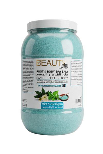 Beauty Palm Foot & Body Spa Salt 5kg - Eucalyptus & Mint, Fine