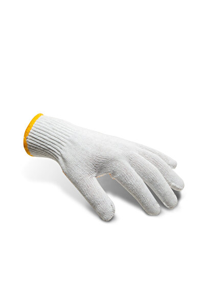 Alista Home Cotton work gloves, size XL, non-slip gloves with PVC dots, for h...