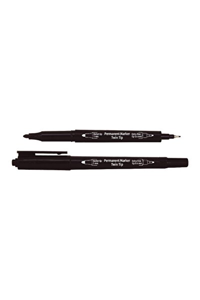 MC Micostore Marker permanent 2 capete Spree negru