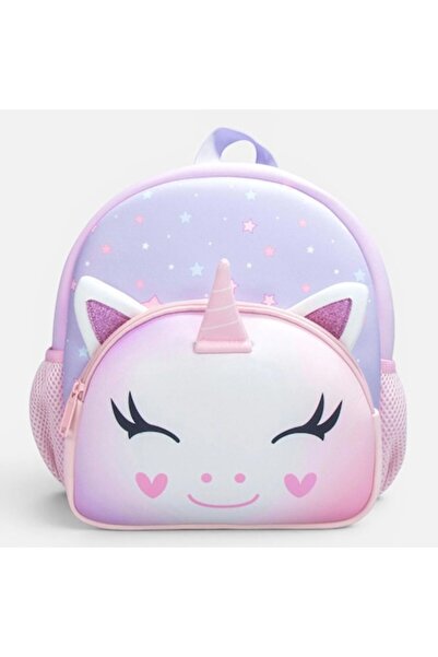 OEM Rucsac de grădiniță din neopren lila cu unicorn