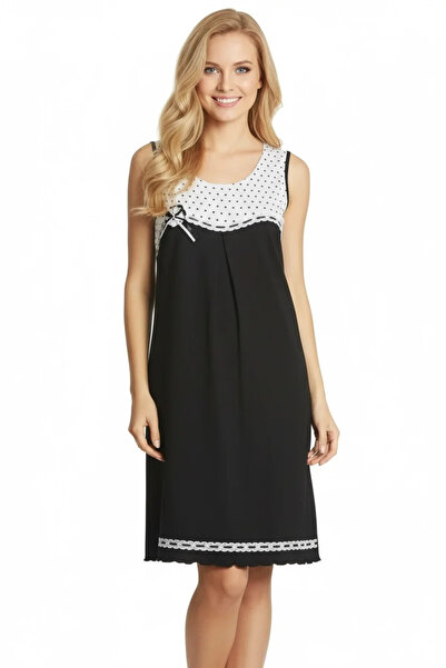 Mariposa Secret Şahinler Women's Printed Bora Nightgown 21550