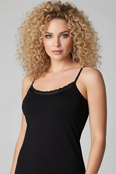Mariposa Secret Şahinler Women's Lace Strap Tank Top B613