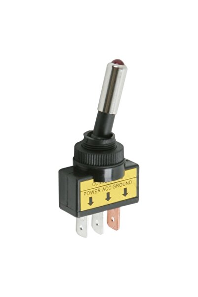 Alista Home Comutator cu manetă, LED roșu, 12V 20A, ON-OFF SPST, pentru mașin...