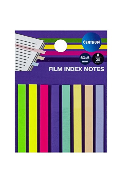 MC Micostore Notes film index 8 coli neon x20 foi 60x5mm Forofis