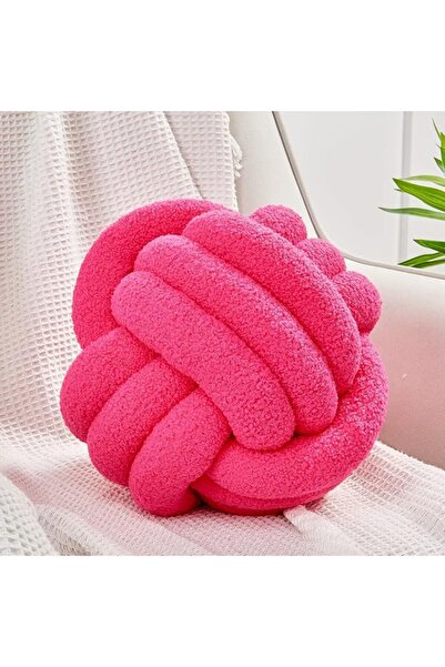 Uvvyui Knot Pillow Ball, Soft Home Decorative Round Throw Pillow, Handmade Kn...