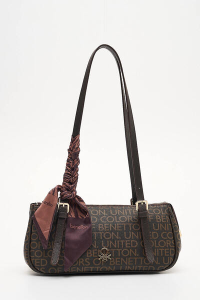 United Colors of Benetton Benetton Women's Shoulder Bag Brown-Brown Bnt1907