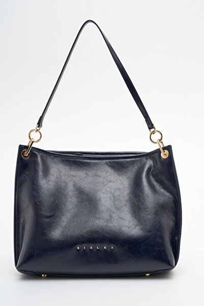 Sisley Women's Shoulder Bag Dark Blue Sly476