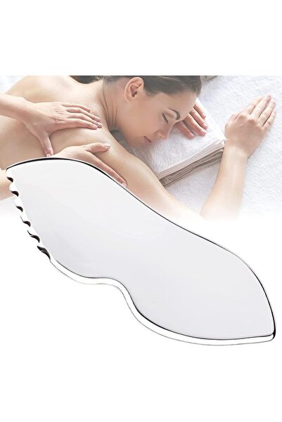 SWIUKPHE Six-Edged Stainless Steel Gua Sha Massage Board for Myofascial Relea...