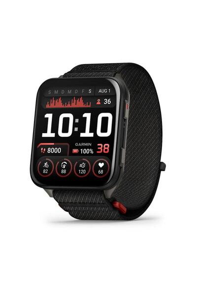 Garmin Venu X1 GPS Έξυπνο ρολόι, Οθόνη αφής AMOLED 2 ιντσών, Μαύρο λουράκι σι...
