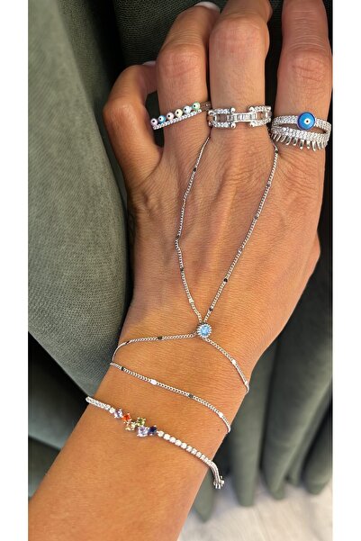 gozdeasutayaccessory Silver Color Crispy Bracelet