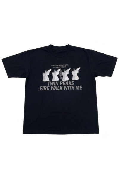 MAYDAY CULTURE Black Unisex Women Men Tshirt Twin Peaks David Lynch Cinema Vintage T-Shirt Oversize