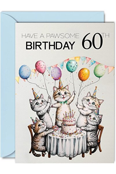 GENERAL Daughter in Law Birthday Card - Pawsome Party Cats Balloons - Happy B...