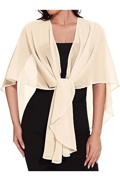 GENERAL Gosunny Women's Chiffon Shrugs Scarves and Wrap for Evening Dress She...