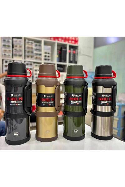 Travel 4 Litre Paslanmaz Çelik Termos Aile Boy –48 Sıcak Soğuk Tutma
