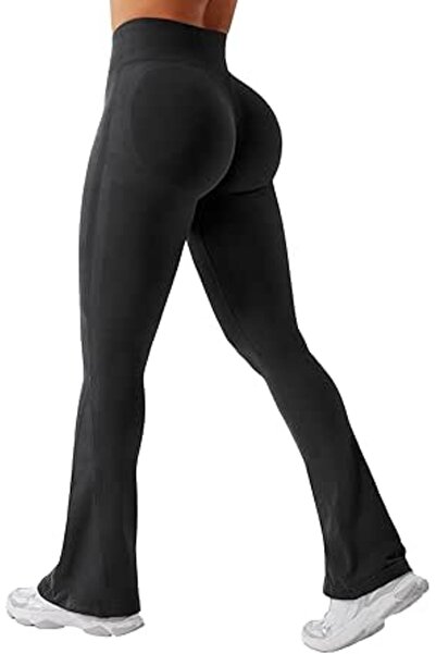 GENERAL YEOREO Boost Mini Flare Leggings Womens Workout Booty Lifting Legging...