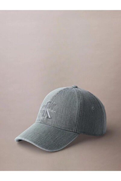Calvin Klein MONOLOGO EMBROIDERY DENIM CAP