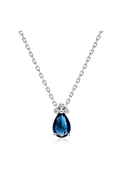 MANAVA Silver necklace with zircons - Regina