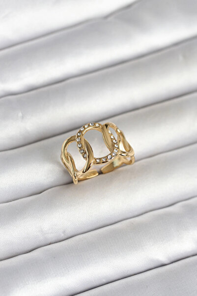 SORA GROUP 316L Steel Gold Color Milky Way Model Women's Ring
