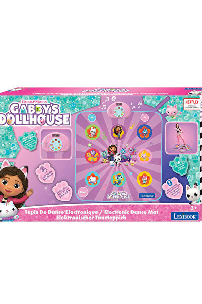 LEXIBOOK Ηλεκτρονικό Χαλάκι Χορού Gabby's Dollhouse - Διαδραστικό Dance Mat μ...