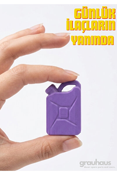 GRAUHAUS Mini cutie de depozitare pentru medicamente și vitamine, cu design t...