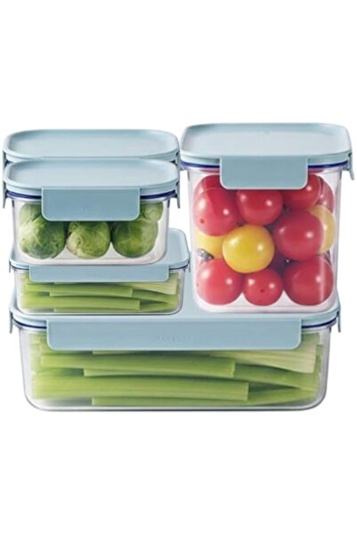 Generic Classic Plus Mint Rectangle Food Storage container Set – 5 Food Conta...