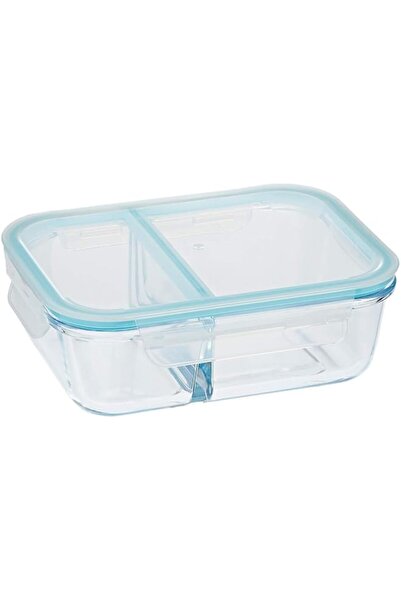 Generic TL2213366 Borosilicate Glass Boro Pro Rectangular Divided Food Contai...
