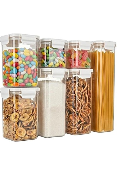 Generic Airtight Food Storage Containers with Lids, 7 PCS BPA Free Kitchen Ca...