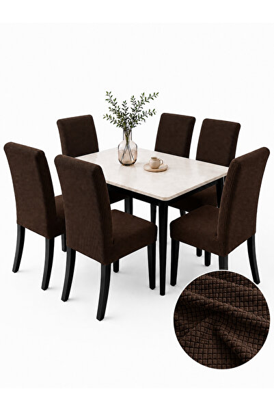 delfin HomeRoy Set 6 Huse Scaune Universale Supra - Elastice – Set 6 bucăți