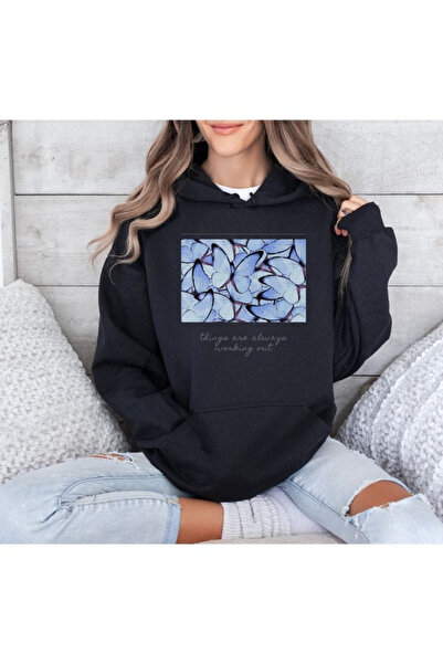 bellanova Unisex Printed Hooded Sweatshirt