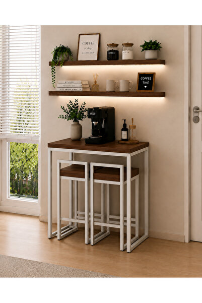 MENSOLA HOME DESIGN 3'LÜ FULL SET BAR/KAHVE KÖŞESİ