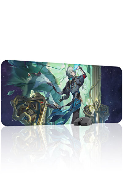 mousepad bastir Anaxa Honkai: Star Rail Anime V3 - 90x40 Геймърска подложка з...