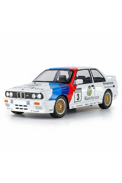 PASİFİK OYUNCAK Pacific 1:24 Bmw E30 M3 Stripe Racing Model Car – White