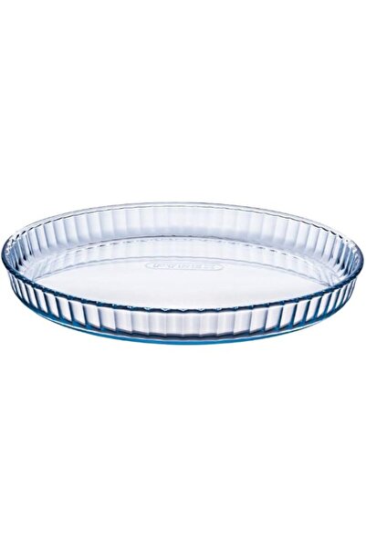 Generic Prep & Bake Glass Fluted Flan Tart Dish - High Heat Resistance Borosi...