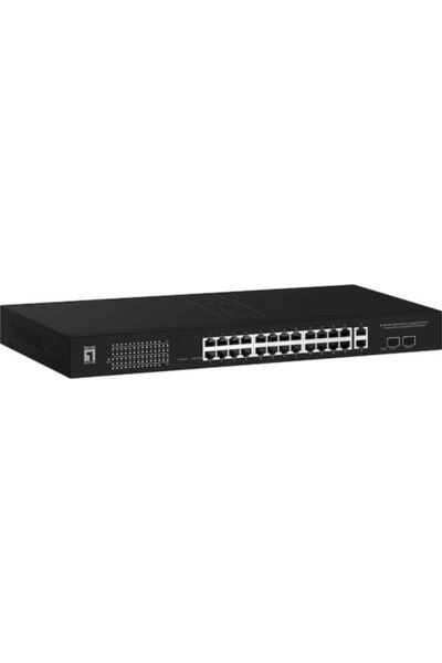 LEVEL ONE GEP-2841 Διαχειριζόμενος διακόπτης L2 PoE++ με 24 θύρες Ethernet Gi...