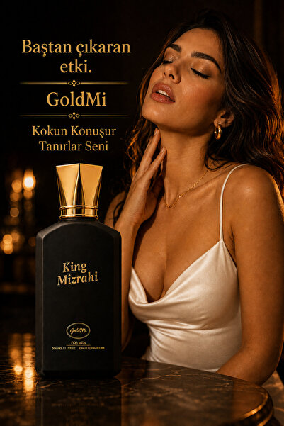 GoldMi King Mizrahi - Sexy Man 50 ML Edp Erkek Parfüm %35 Esans Yüksek Kalıcı...