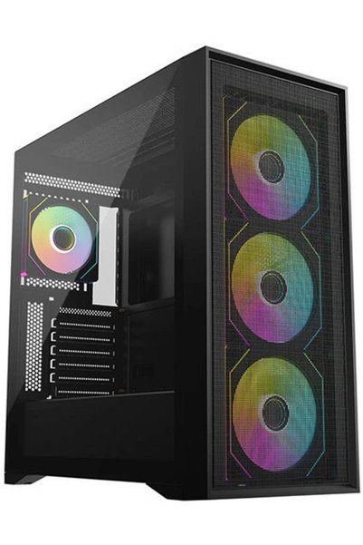 Krux Vox Gaming Midi Tower Θήκη Υπολογιστή με Πλαϊνό Παράθυρο και Φωτισμό ARG...